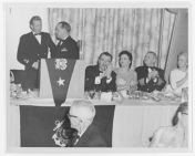 Actor Preston Foster and United States Coast Guard Auxiliary members